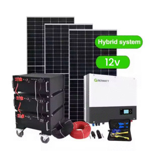 12V Solar Energy Systems Home Renewable Battery Off Grid